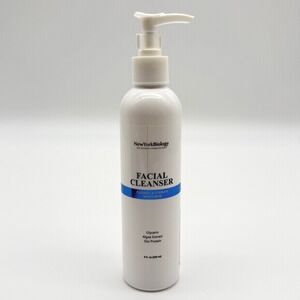 Lot of 2 New York Biology Facial Cleanser 8oz Hydrating Face Wash Pump Algae Oat